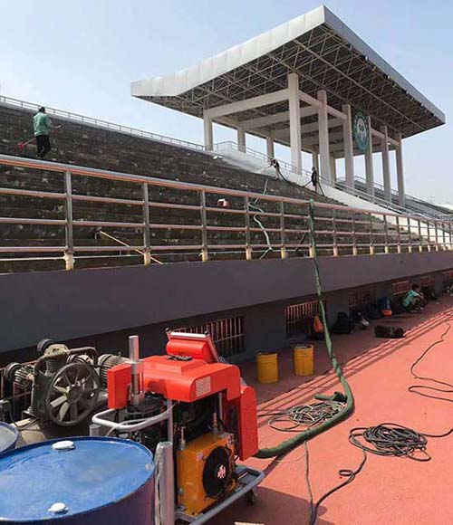 H5600體育場看臺聚脲防水施工噴涂機(jī)